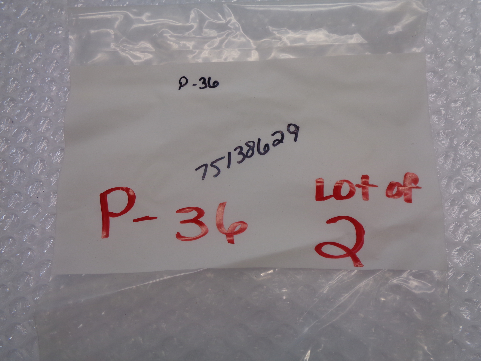 INDUSTRIAL SPARE P-36 SEAL LOT OF 2 NSNP