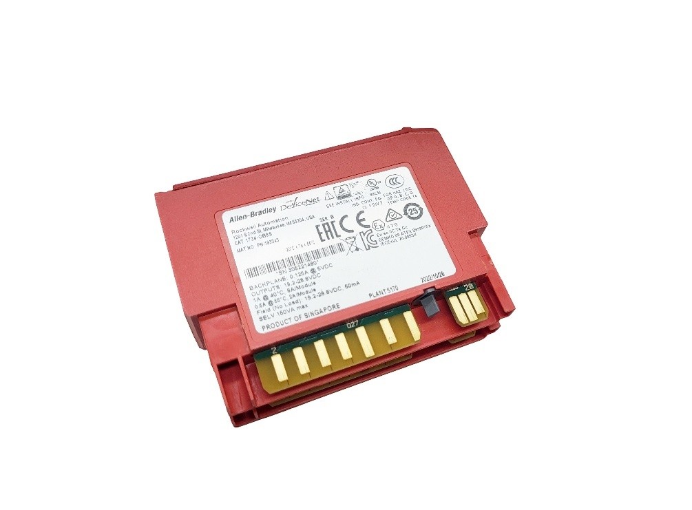 NEW ALLEN BRADLEY 1734-OB8S /B 8 CHANNEL SAFETY SOURCING OUTPUT MODULE *READ*
