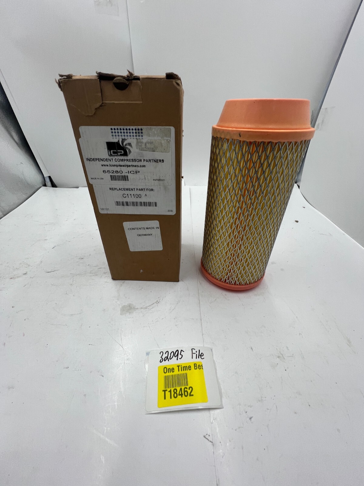 ICP Independent Compressor Partner Replacement Filter 65280-ICP fits C11100