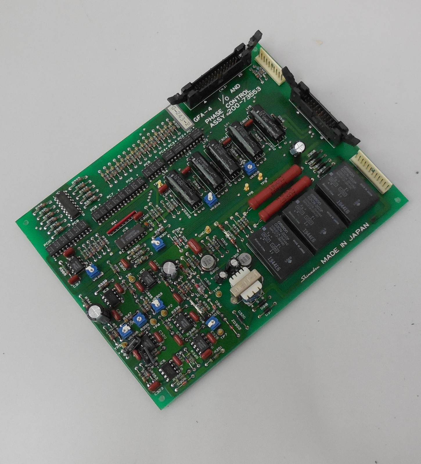Shimadzu GFA-4 I/O AND Phase control assy 200-73553
