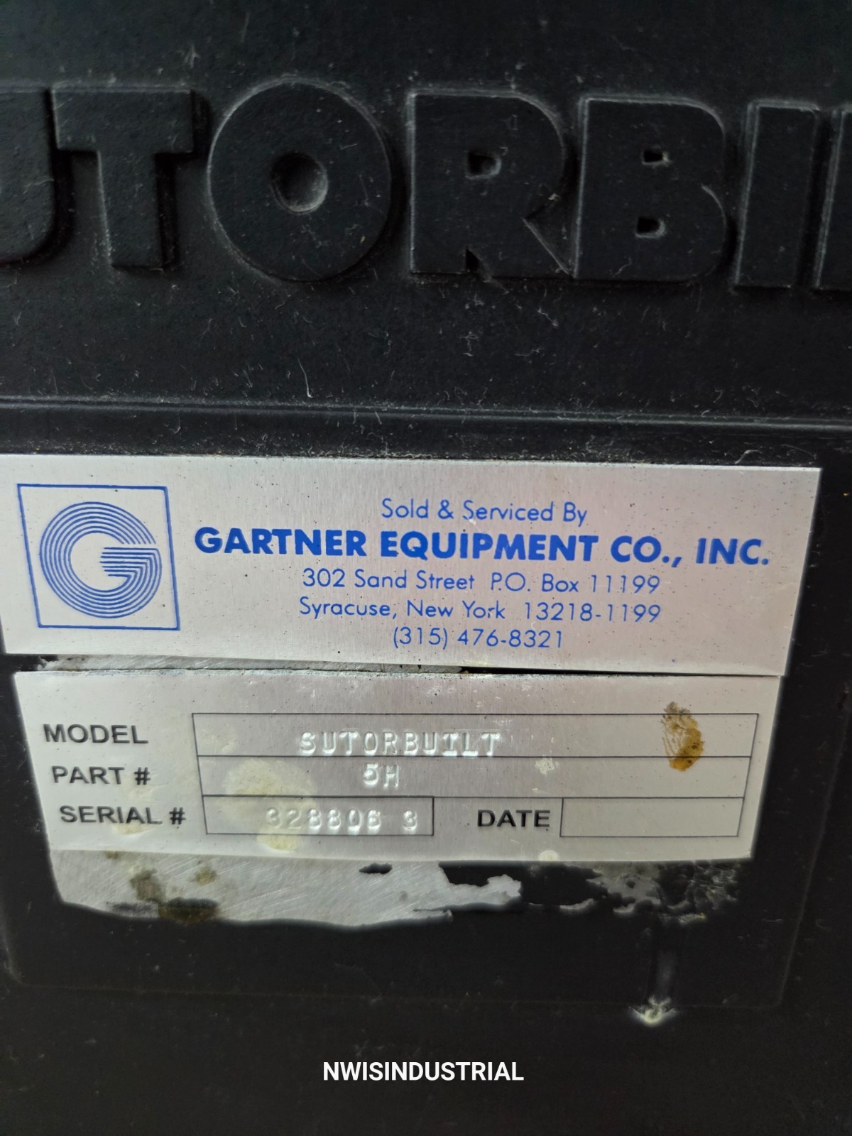 GARDNER DENVER SUTORBILT ROTARY LOBE BLOWER, 5H