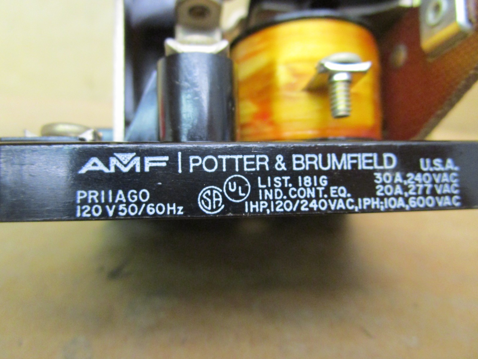 New Open Box AMF Potter & Brumfield PR11AG0 120V 50/60Hz 51534LR