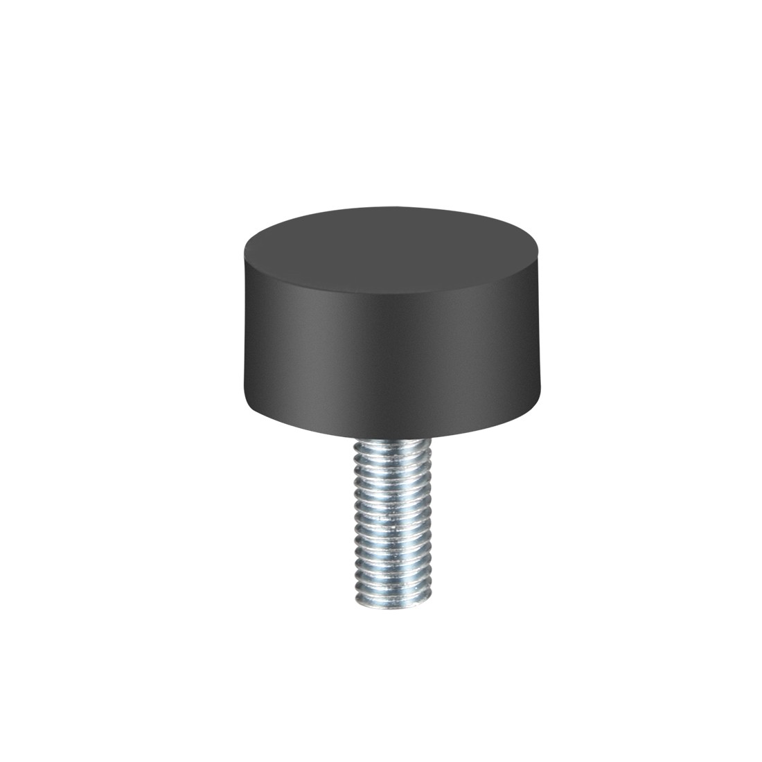 2 Pcs M8 Thread Rubber Mounts,Vibration Isolators,Cylindrical w Studs 30x15mm