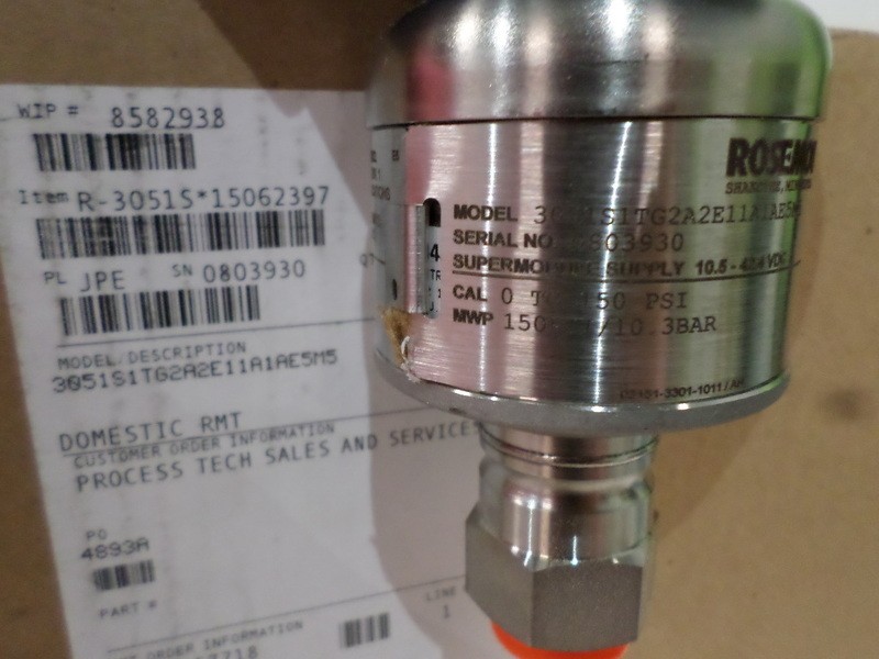 ROSEMOUNT 3051S1TG2S2E11S2SR5M5 PRESSURE TRANSMITTER NSMP