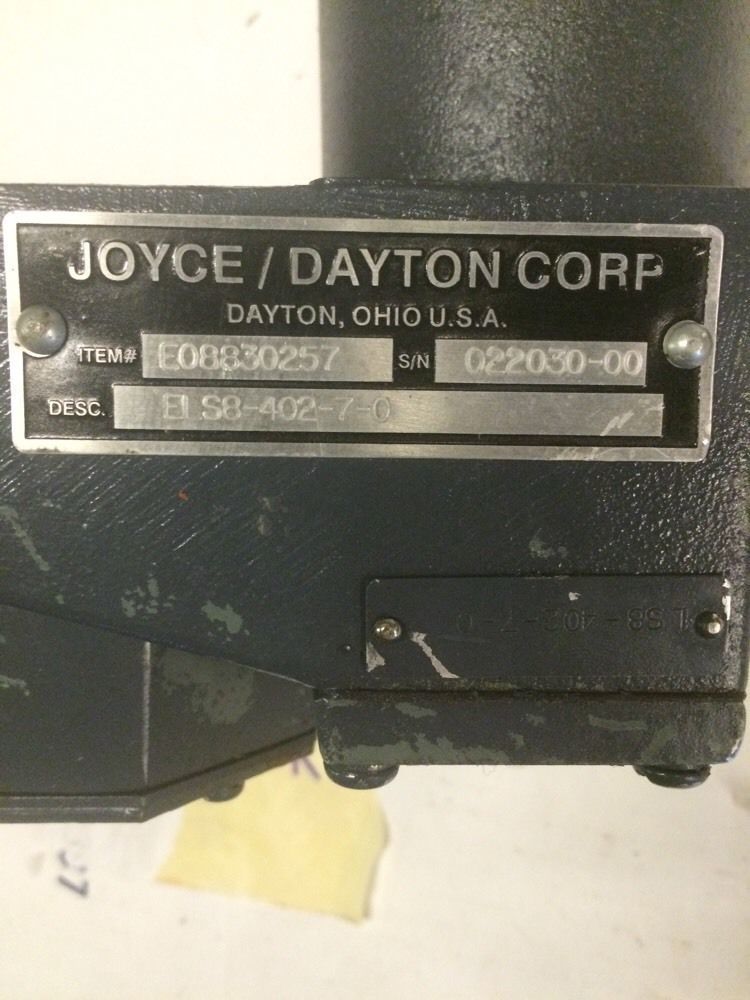 Joyce/Dayton Machine Screw Jack Actuator ELS8-402-7-0 Fast Shipping Warranty!