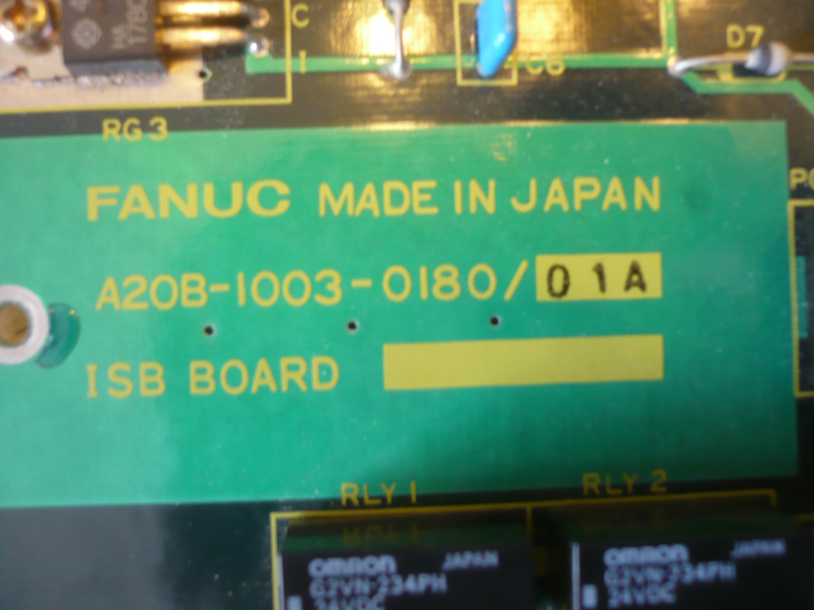 WARRANTY Fanuc A20B-1003-0180 ISB Board A20B-1003-0180/01A