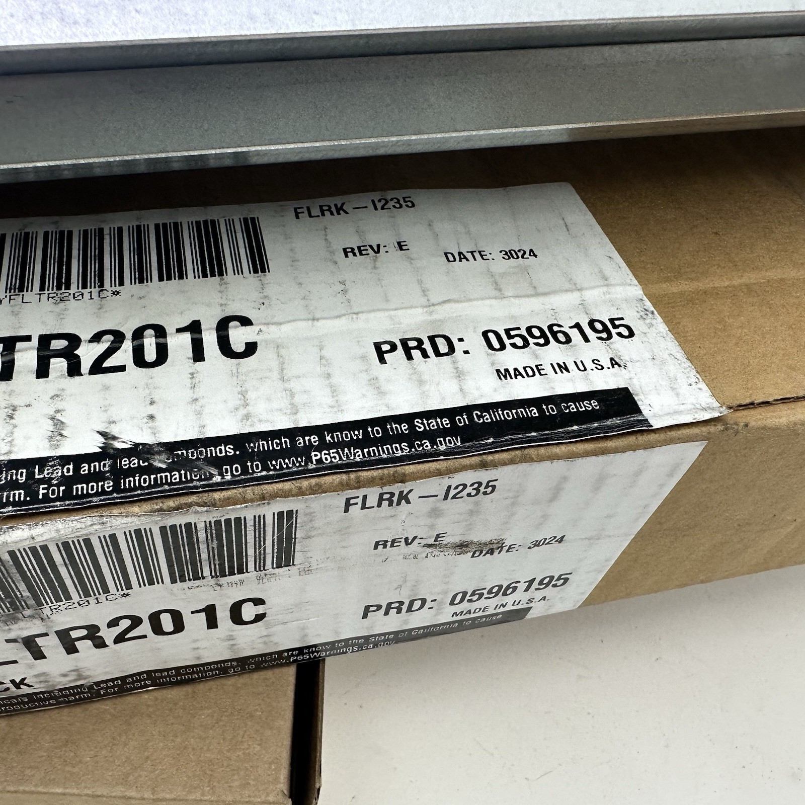 Trane BAYFLTR201C Filter Rack Kit 1-2” (3.5-5ft) 042-060A FLRK-1235 NEW