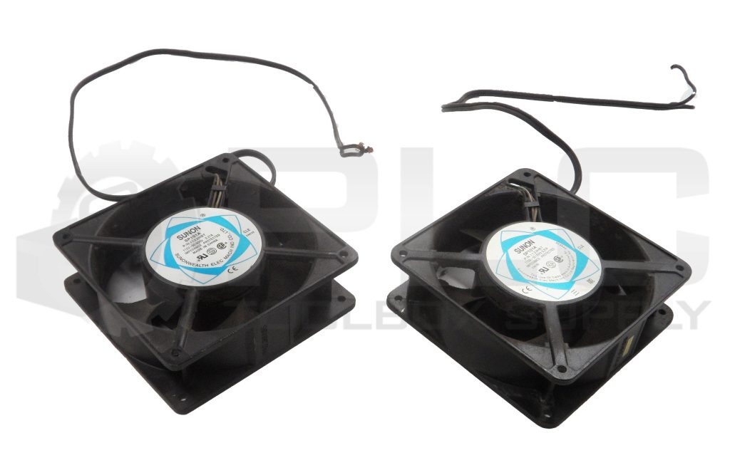 LOT OF 2 SUNON 1123HBT ELECTRIC FAN 115V 50/60HZ 0.21A IMPEDANCE PROTECTED