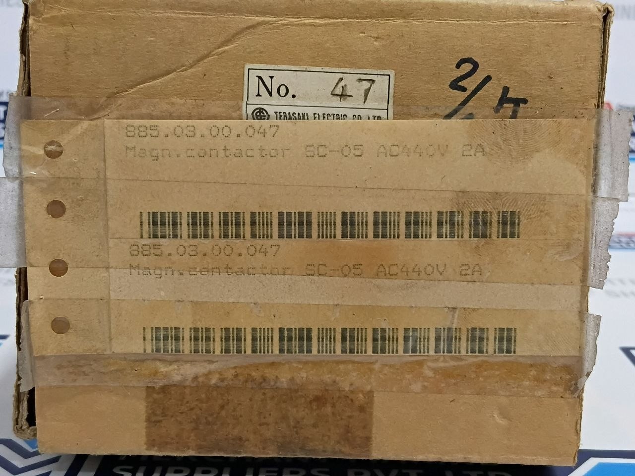 Fuji Electric SC-05 Contactor Coil Voltage 380-400V 50Hz 400-440V 60Hz 13 Amp.