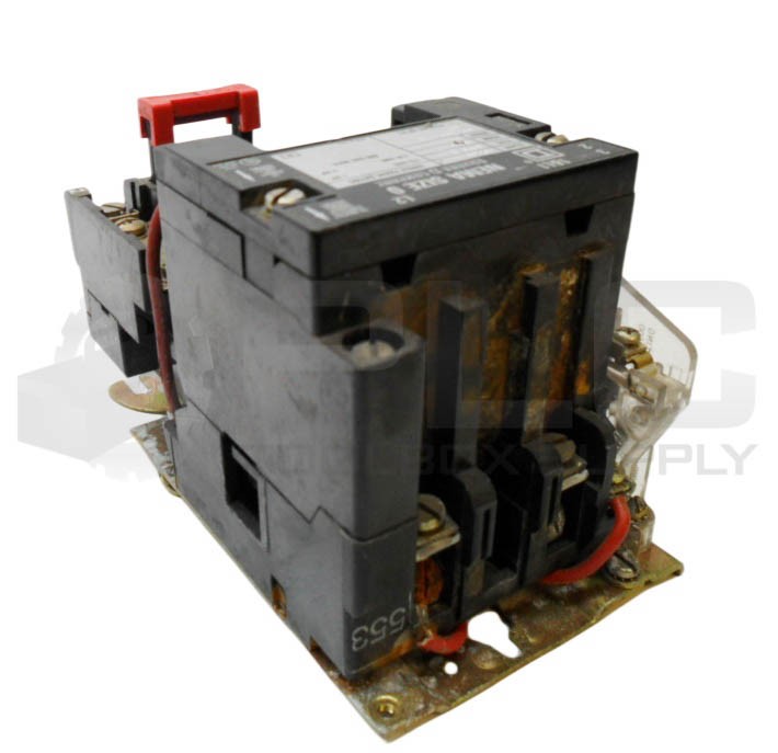 SQUARE D 8536 SBO-1 /A MOTOR STARTER W/ 31041-400-42 W/ 9999 SX-6 INTERLOCK
