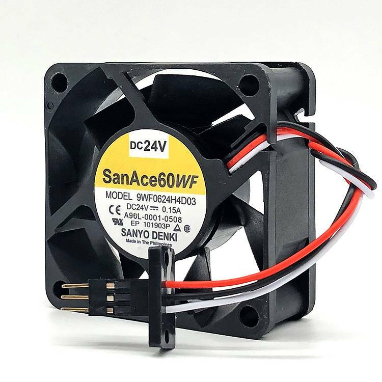 ONE For Sanyo 9WF0624H4D03 Fan DC24V 0.15A 3pin for FANUC A90L-0001-0508
