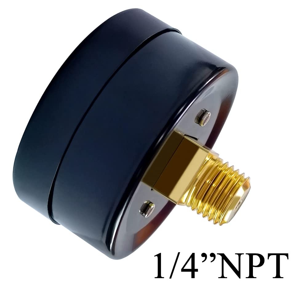Air Pressure Gauge Beduan 2″ 0-160 Psi Center Back Mount