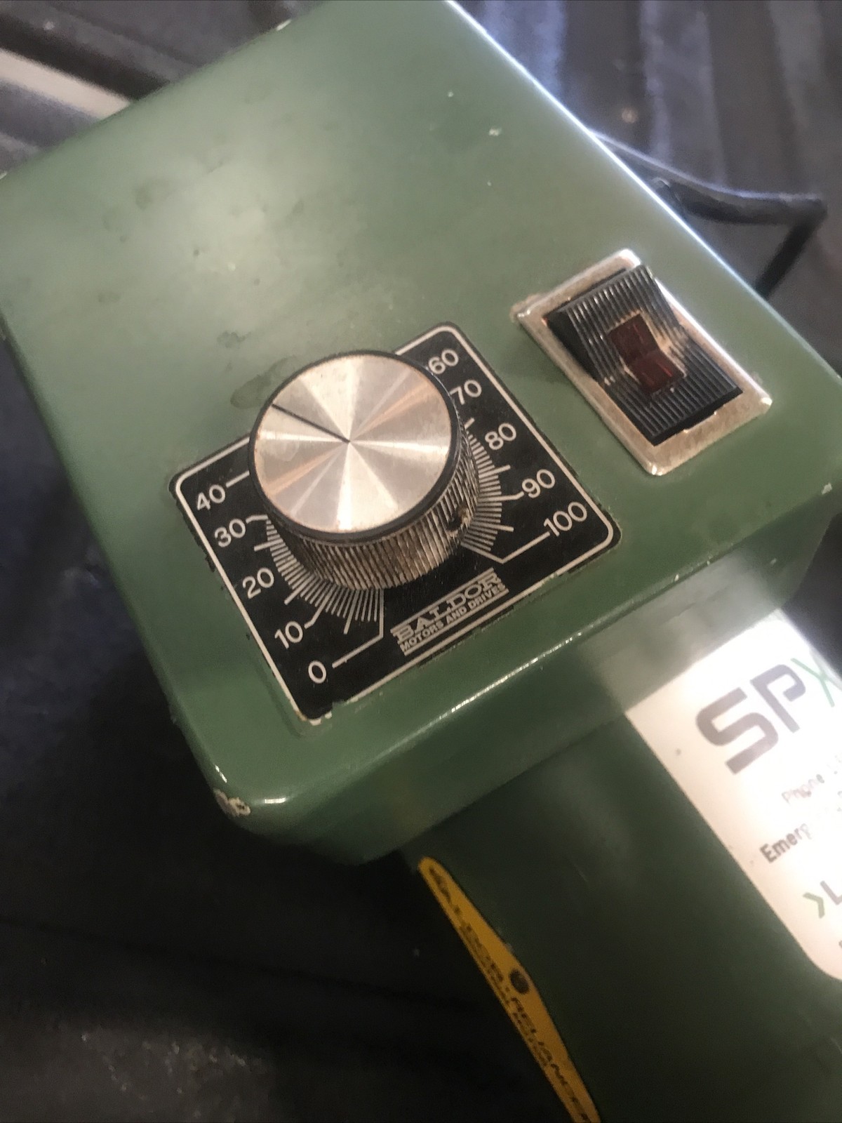 SPX FLOW Electric Mixer Agitator EV5 P25M Gear Drive w/ Variable Speed Tested