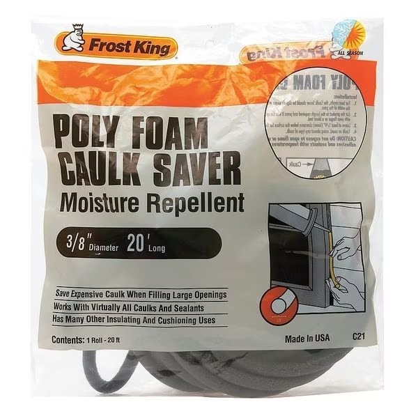 Frost King Weatherstrip, 20 ft, Gray, So