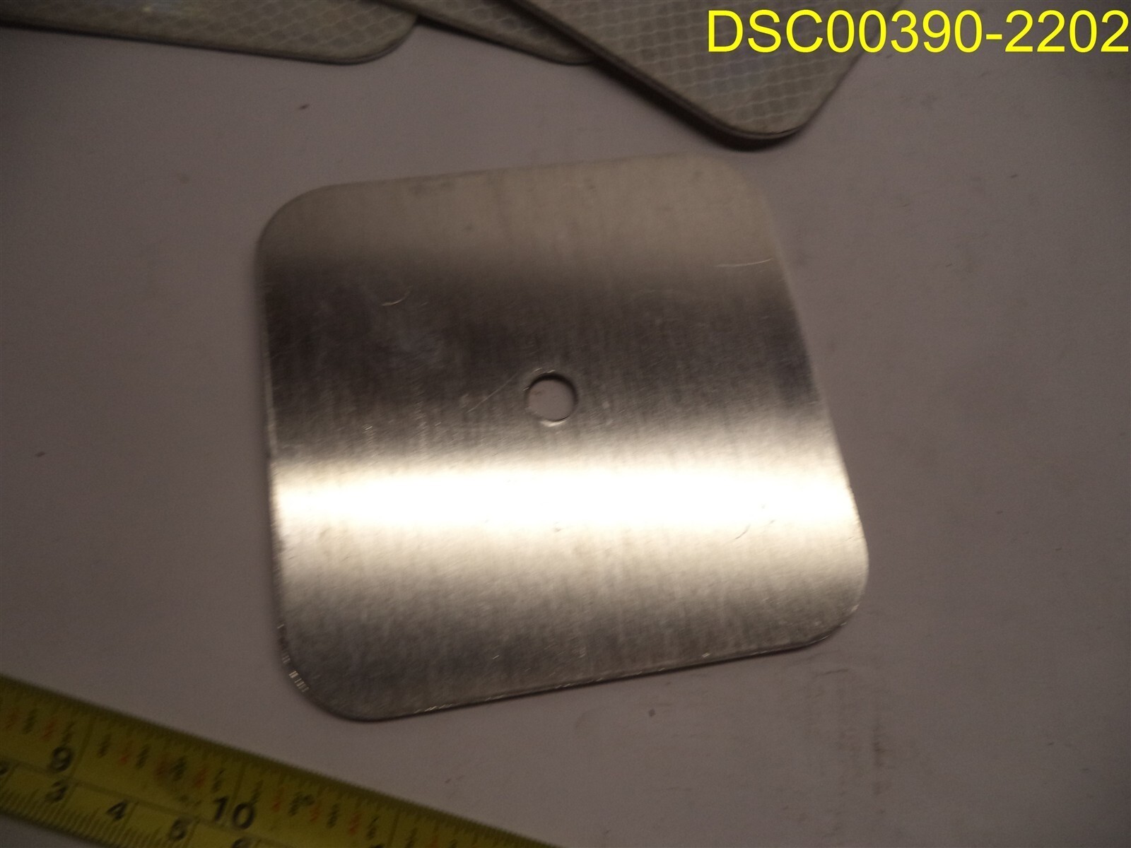 Qty = 4: White Silver High Intensity Reflective Delineators 4″x4″x 3/32″ K-6583