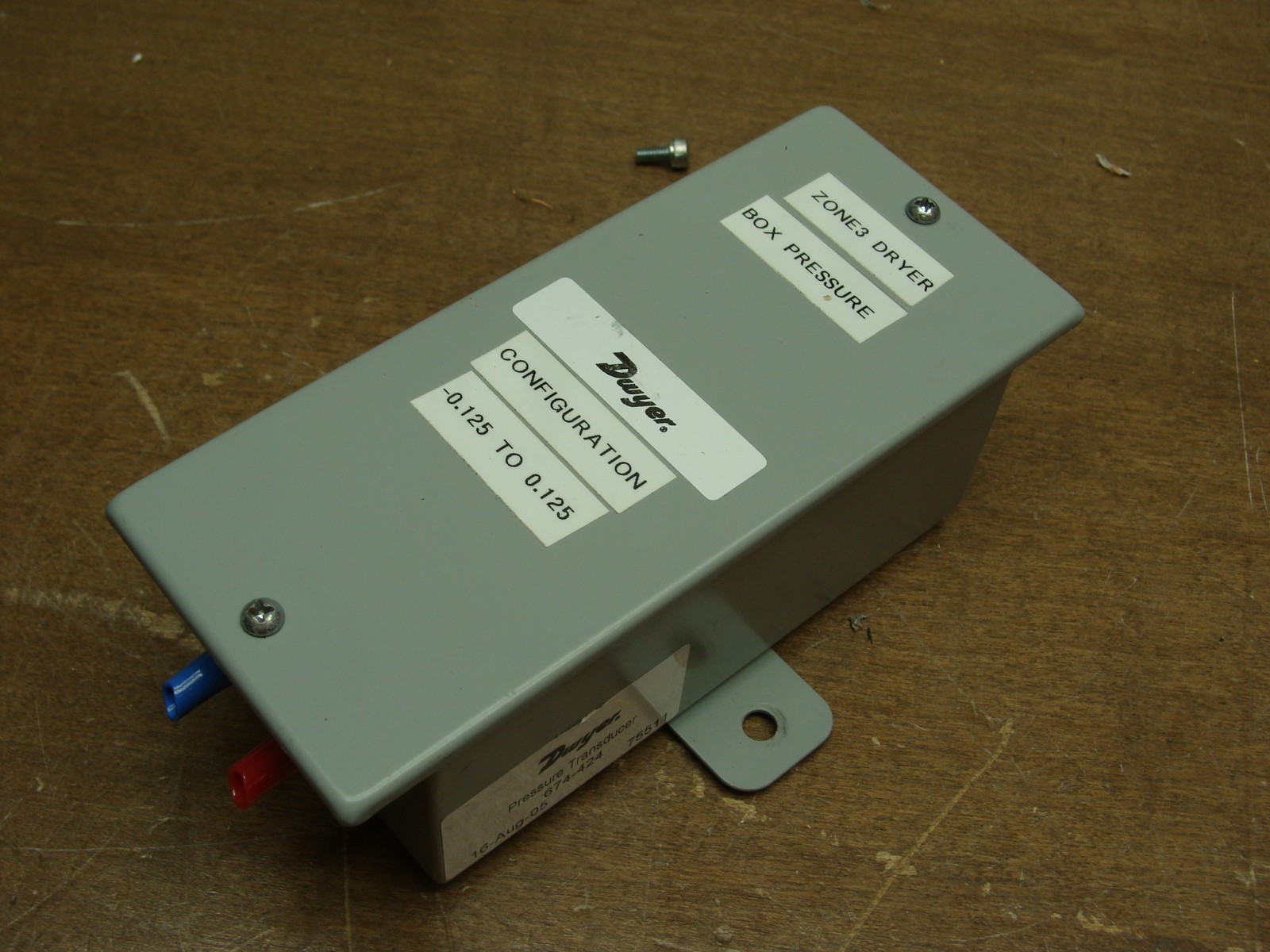 DWYER DIFFERENTIAL PRESSURE TRANSDUCER 674-424