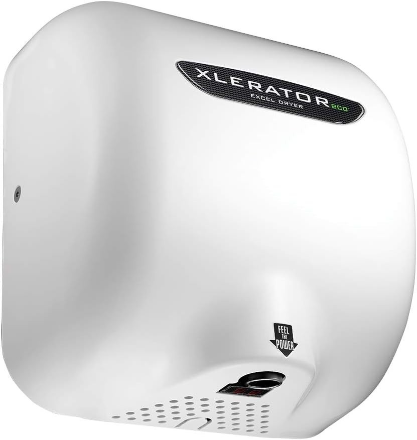 Excel Dryer Xl-Bw-Eco-110-120V Xlerator Eco Automatic Hand Dryer, 10 Sec Dry