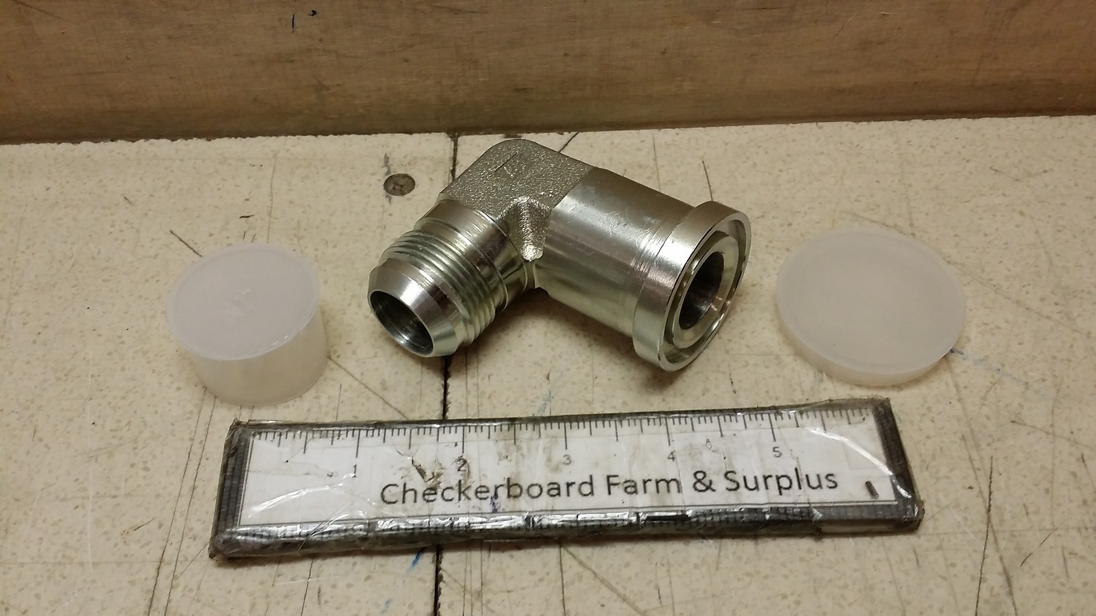 NOS 1″ Flange to Pipe Elbow Fitting Adapter 12256661-2 M-939 5-T 4730011147742