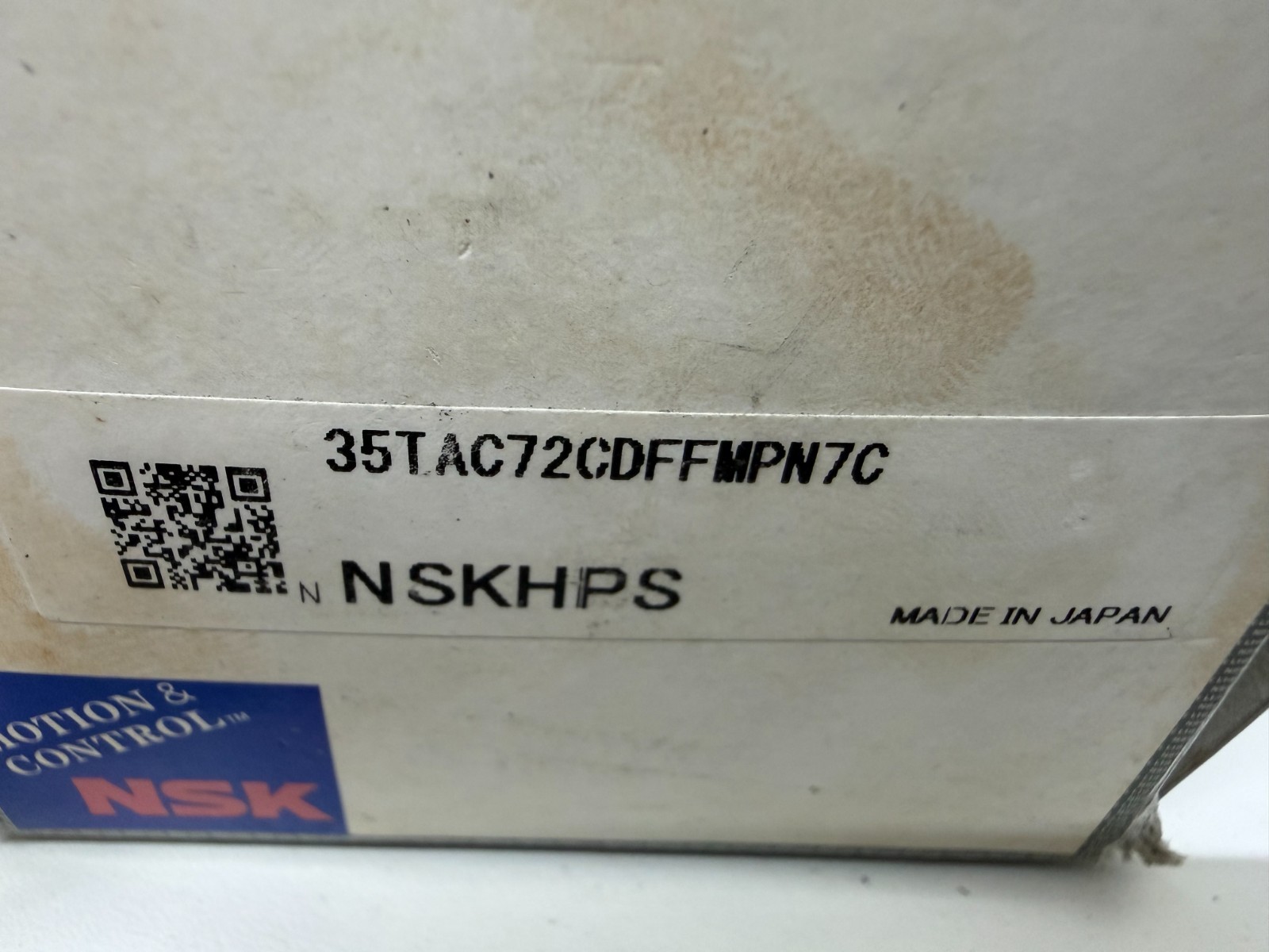 LOT OF (4) NEW IN BOX! NSK SUPER PRECISION BALL BEARINGS 35TAC72CDFFMPN7C