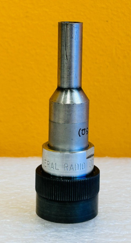 General Radio QWJS DC-1.0 GHz, GR 874 to Small WECO 75 Ohm Jack Adapter. Tested!