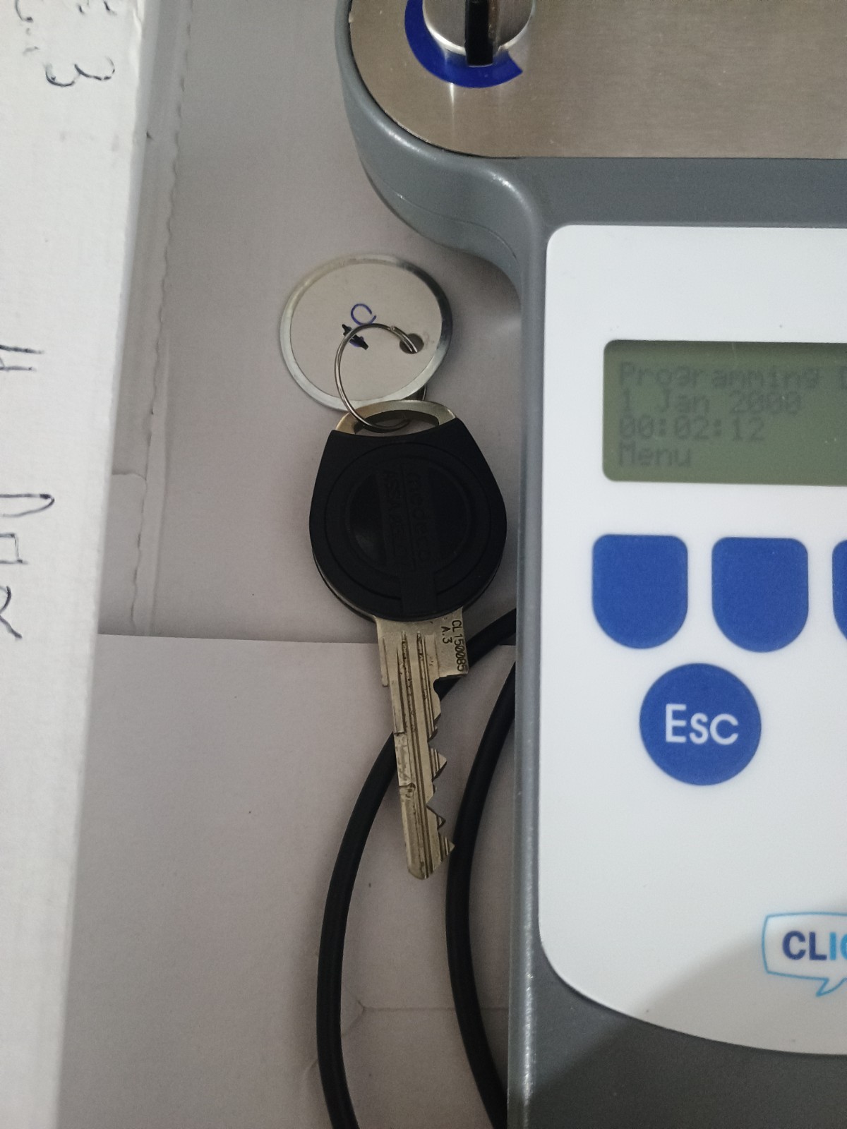 Medeco Cliq Kit CLIQPD Programing Device Module w/ Accessory Cord With key