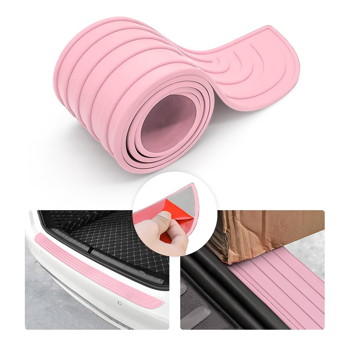 Car Rear Bumper Protector Guard, Anti-Scratch Abrasion Trunk Door Entry Sill …