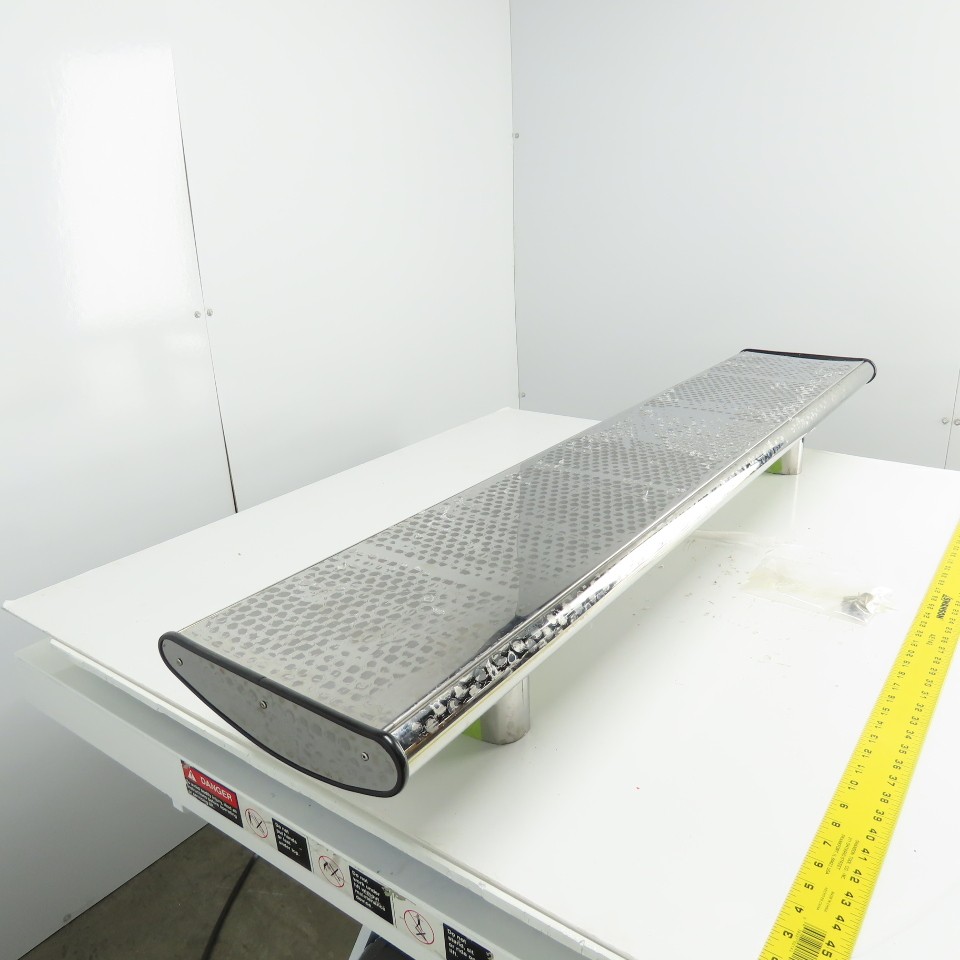 54-3/4″ L x 11″ W Chrome Truck Wing Cab/Bed Mount 6-1/2″ Height