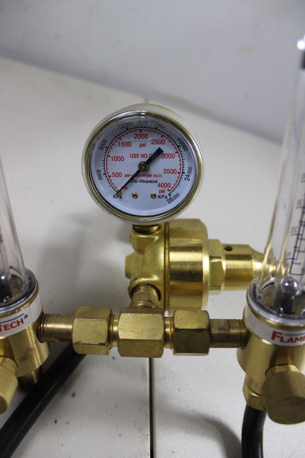 Flame Tech Dual Argon Flow Meter, 200-FL-AR-60-580, 200FLAR60580