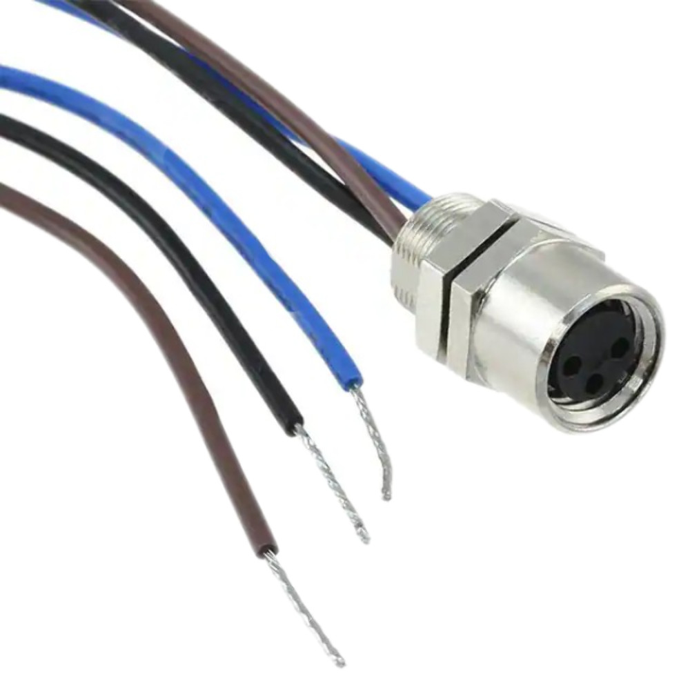 1200900016, 4R3P00A27C300 Cable Assembly 3POS FMALE TO WIRE 0.98′ (300.00mm)