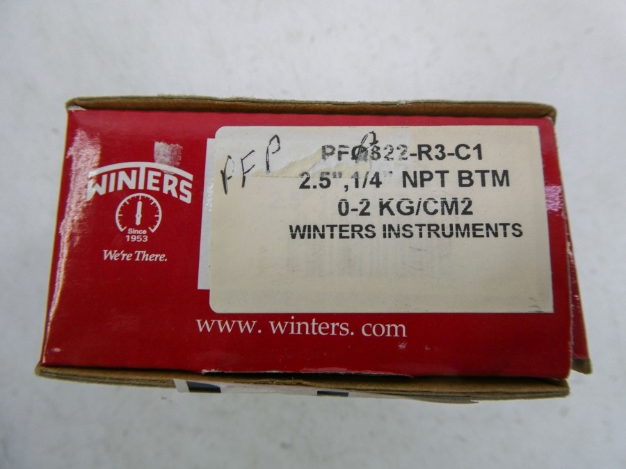 WINTERS PFQ822-R3-C1 0-2KG/CM2 2.5″ NSMP