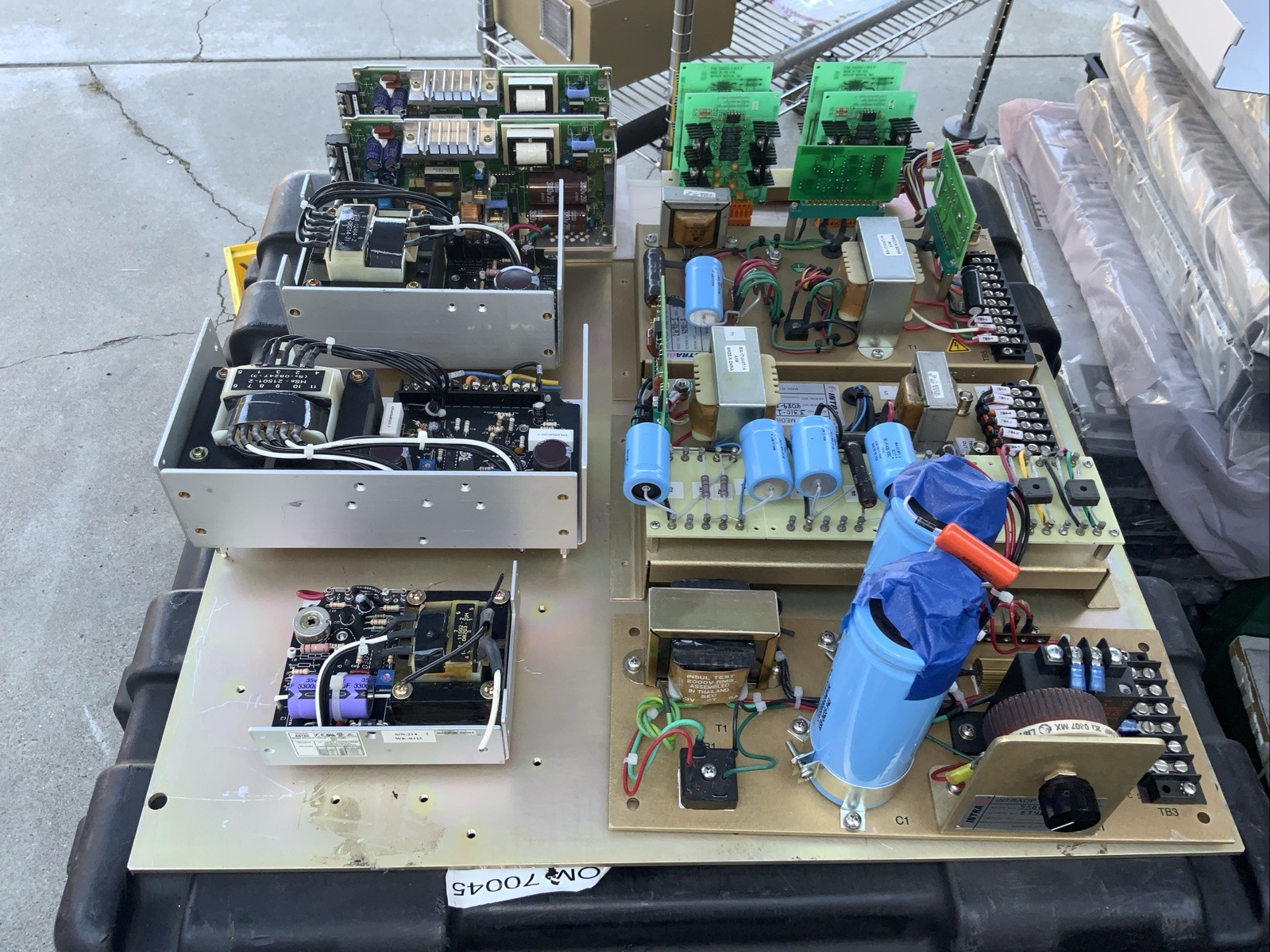 Mixed Lot INTRAOP / ACCURAY POWER SUPPLY, Untested, For Parts ONLY