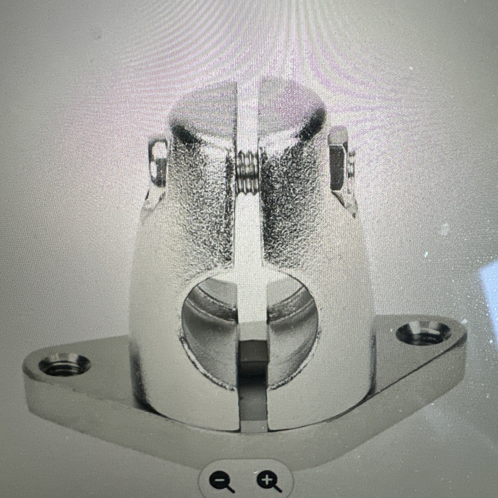 E3D301 ifm efector mounting bracket, right-angle, 304 stainless steel,