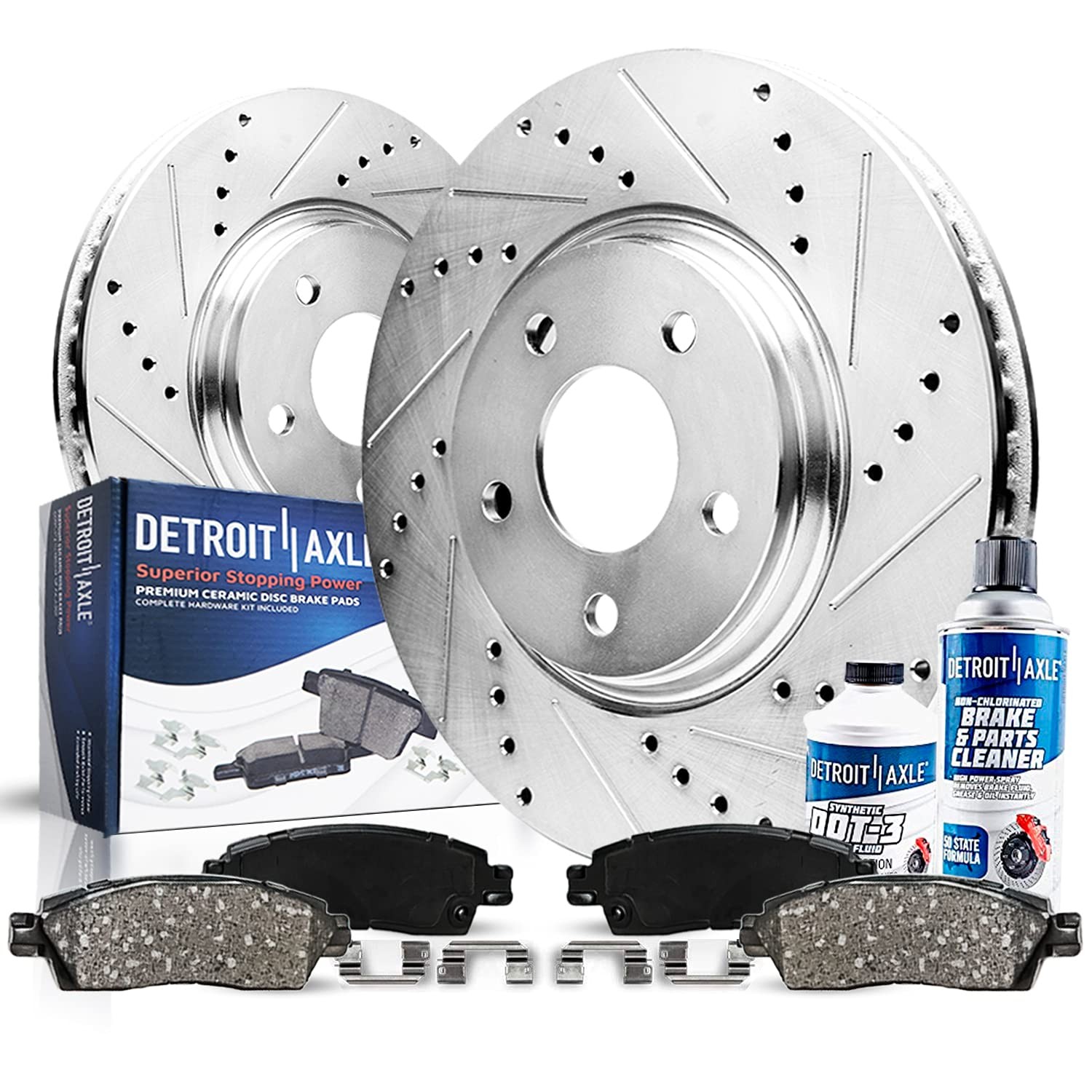 Dodge Ram 1500 Front Brake Kit 2006-2018 Brake Pads Rotors Caliper Durango