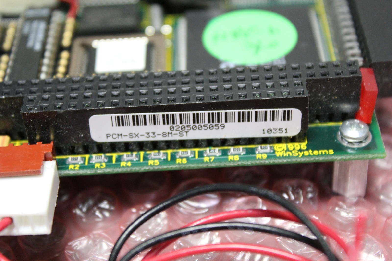WINSYSTEMS EMBEDDED SINGLE BOARD COMPUTER 33MHz 386SX PC/104 SBC PCM-SX-33-8M-ST