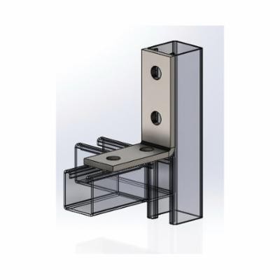 EMPIRE INDUSTRIES 9030CAZ 4-Hole Corner Angle Zinc 3-1/2 x 4-1/8