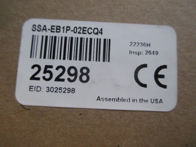 NEW BANNER EMERGENCY STOP BUTTON 25294 SSA-EB1P-02ECQ4