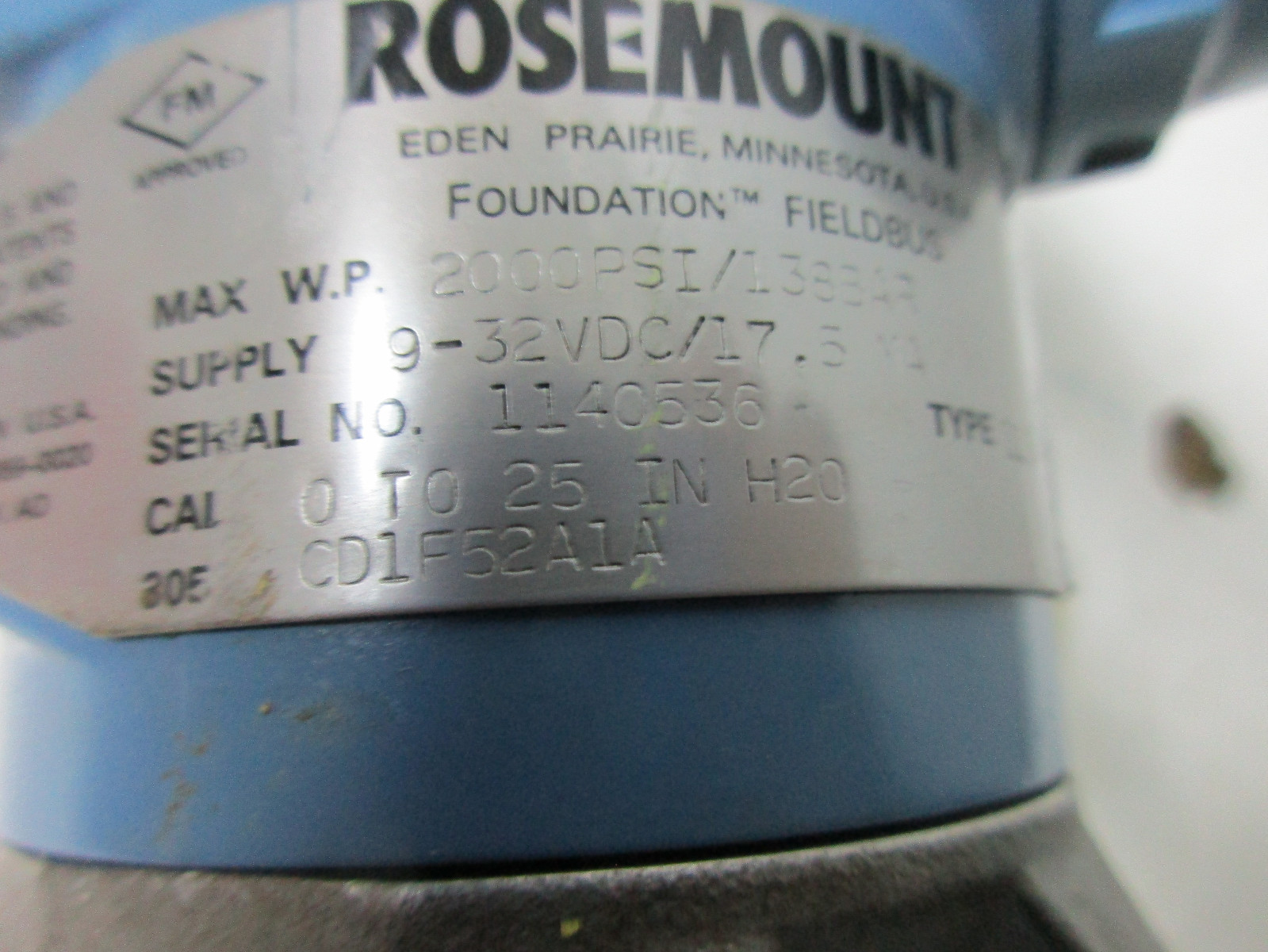 NEW ROSEMOUNT ANNUBAR SENSOR ES SERIES 2000 PSI 3051CD1F52A1A 3051CDF52A1AS4