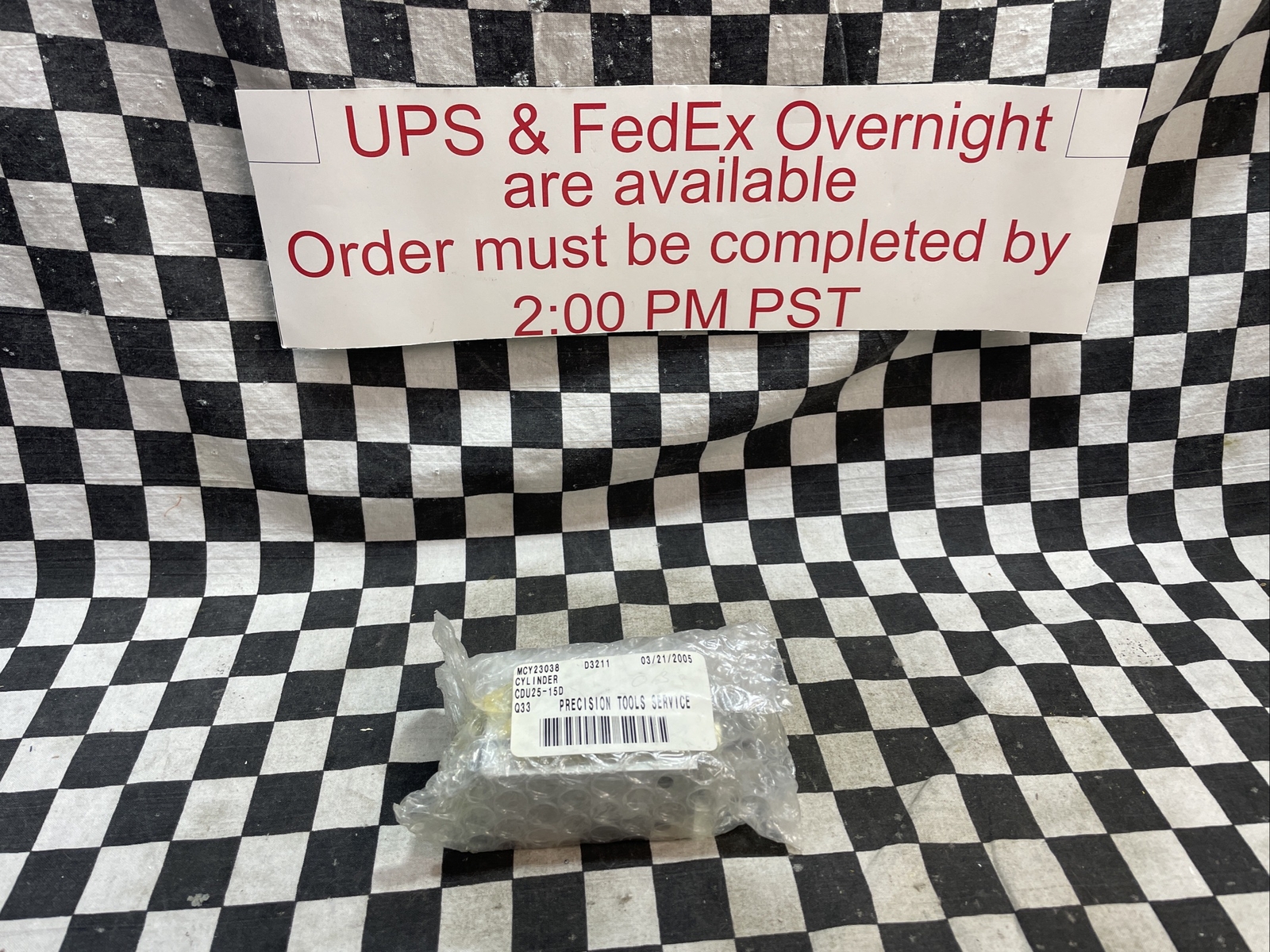SMC CDU25-15D, CDU2515D, CU COMPACT CYLINDER, SHIPSAMEDAY#1648P4