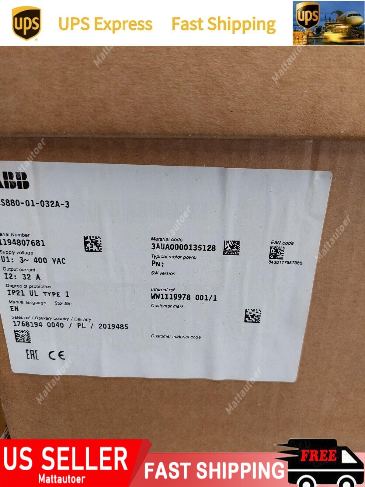 ABB ACS880-01-032A-3 ABB 15KW Brand New in Original Sealed Packaging Spot Goods