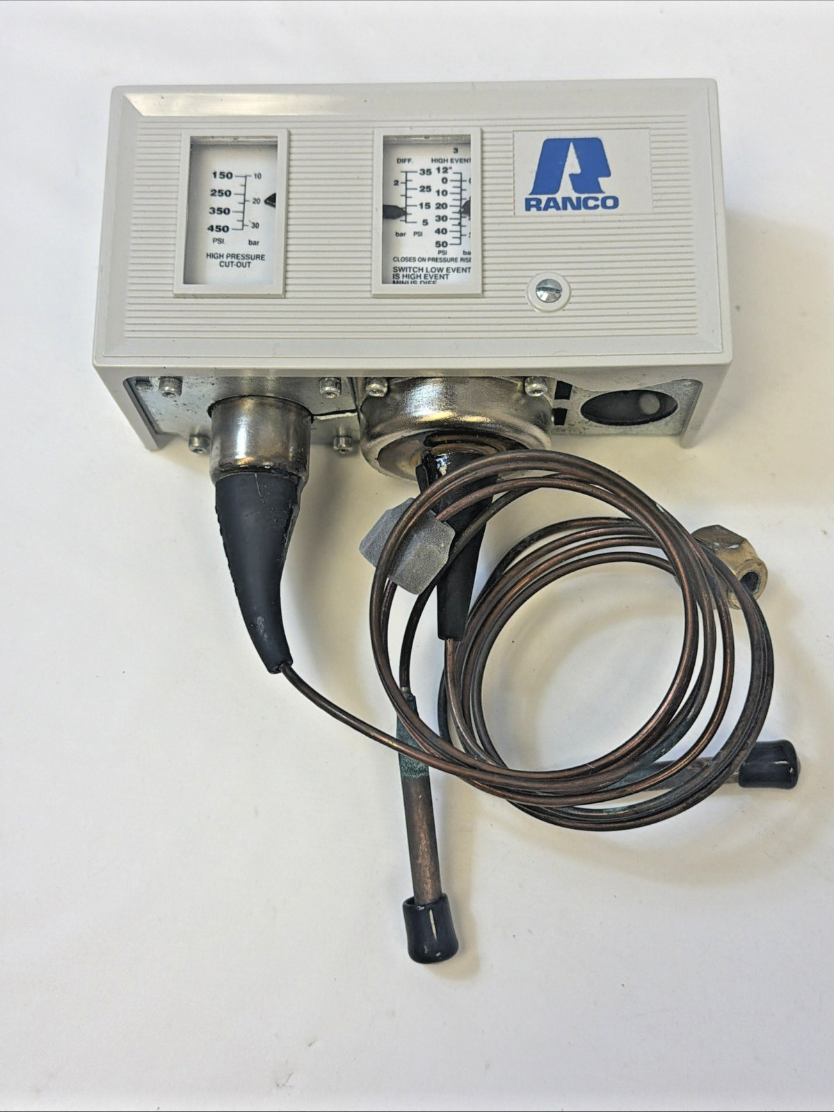 Ranco 012-1502 Dual Pressure Switch High/ Low Auto Reset Replaces Penn P70LB-6