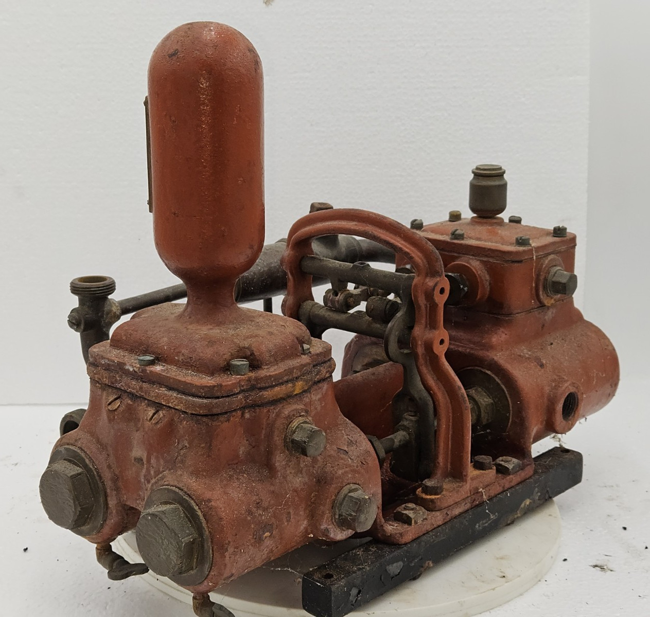 Antique Original Roberts Duplex water motor, STEAM PUMP Steam Engine Dayton Ohio