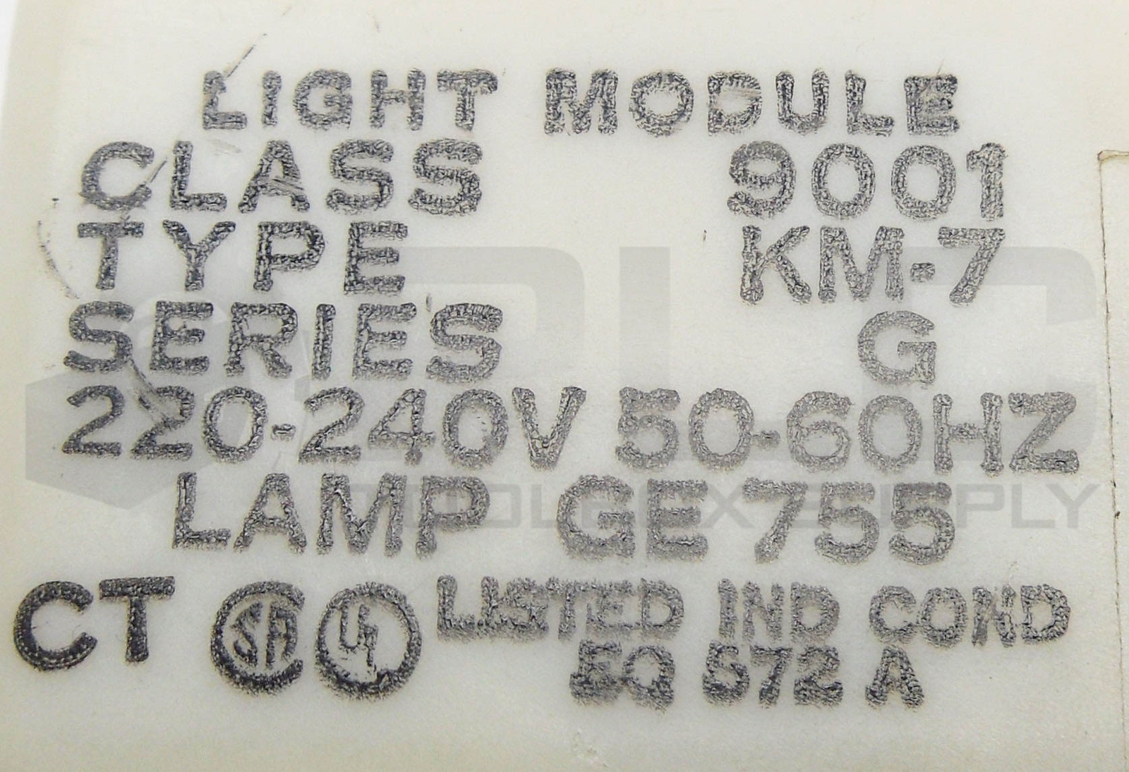 NEW SQUARE D 9001KM-7 /G LIGHT MODULE 220-240V 50-60HZ *READ*