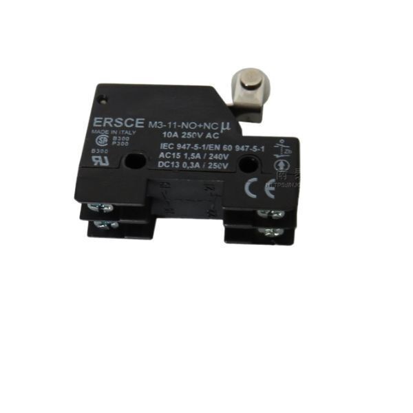 1 Pc. ERSCE switch M3-11-NO+NC(250VAC 10A) belt wheel