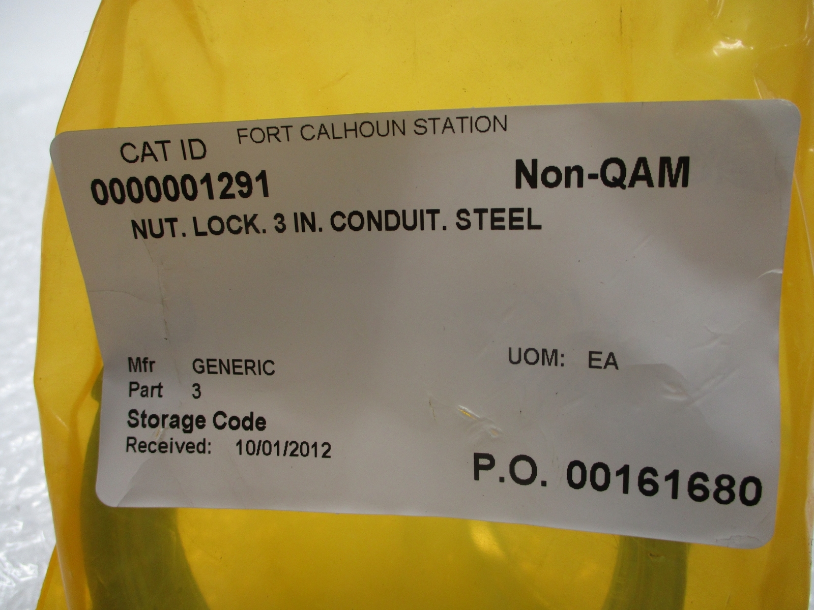 INDUSTRIAL SPARE 3″ 0000001291 LOCK NUT NSNP