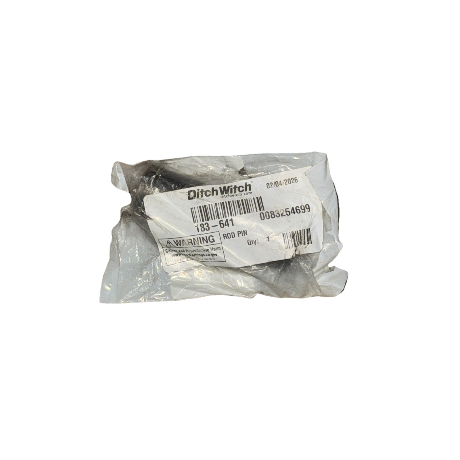Ditch Witch 183-641 Rod Pin