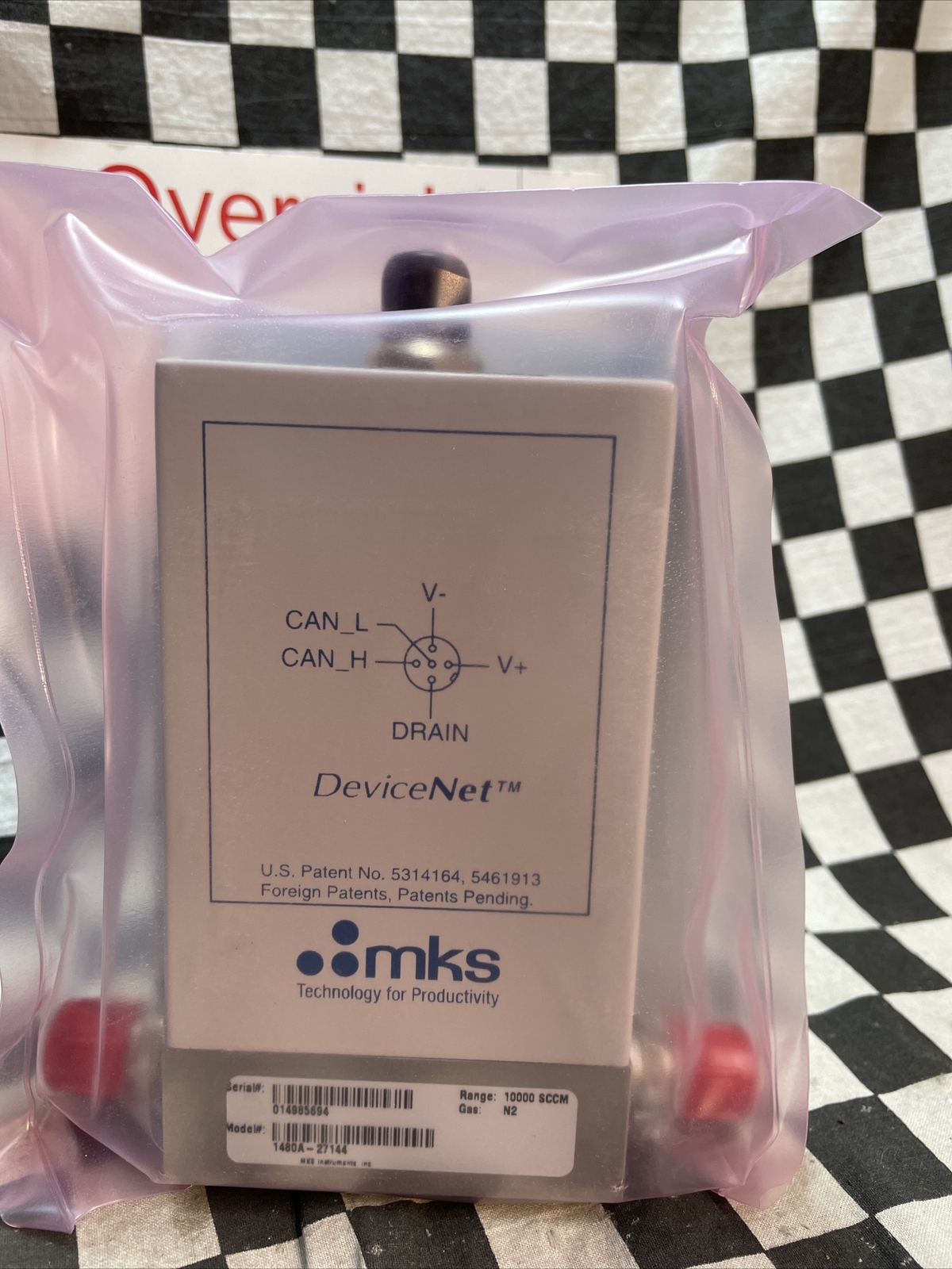 MKS 1480A Mass Flow Controller 1/4″ VCR, 10000 SCCM N2, 1480A-27144, SHIPSAMEDAY