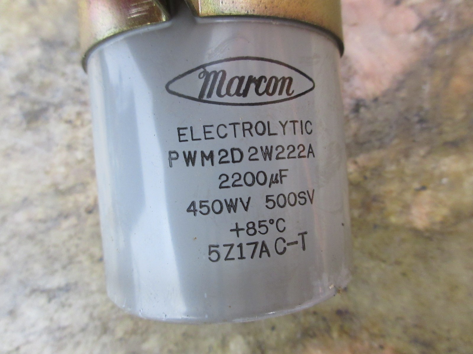 MARCON PWM2D2W222A ELECTROLYTIC CAPACITOR LOT OF 3 PIECES