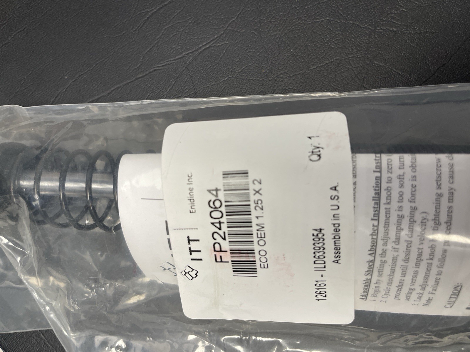 Heavy Duty Enidine Adjustable Shock Absorber ECO OEM 1.25×2. (4) Available