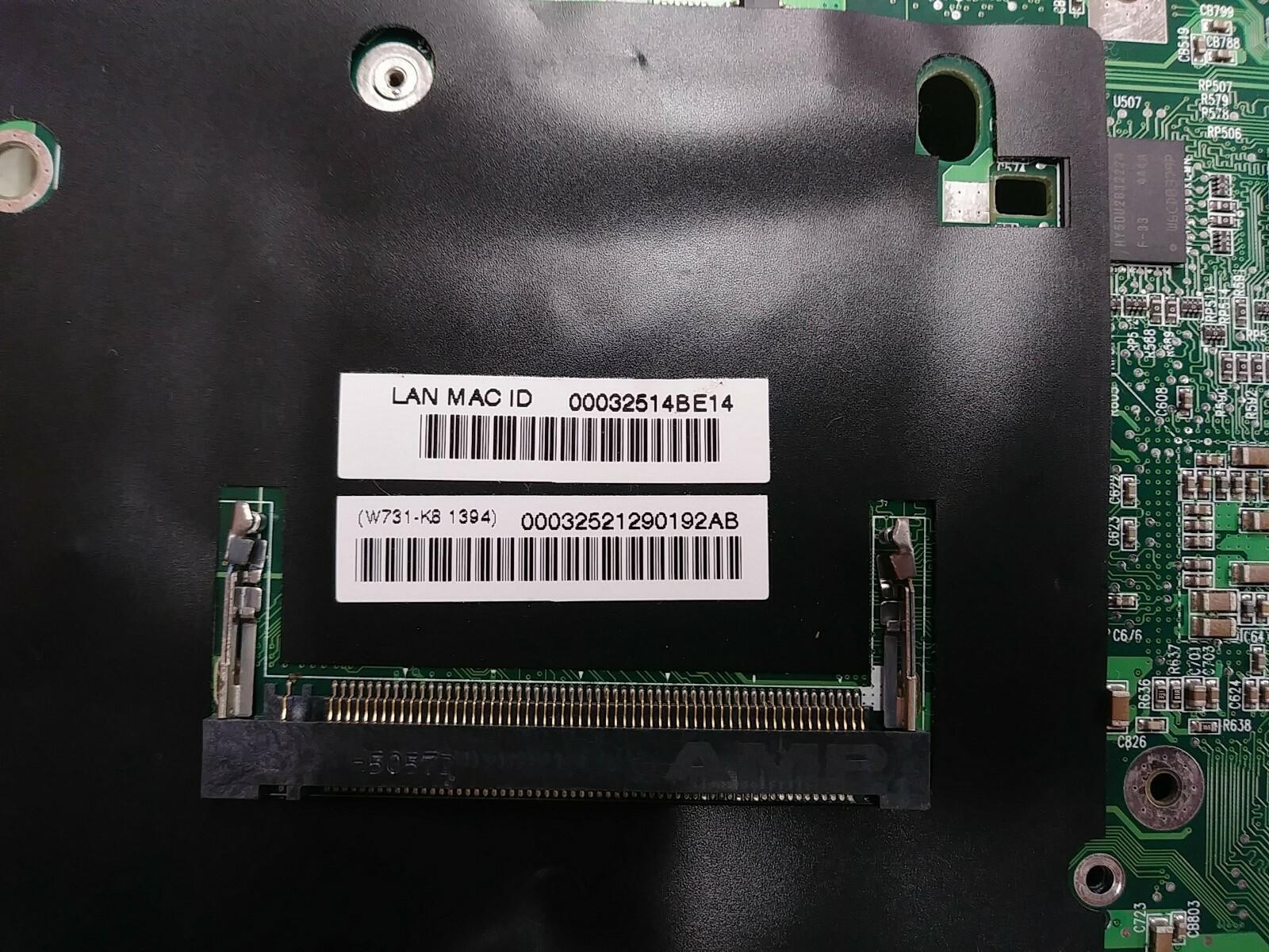 40-A06610-C300 Emachine Mb Amd M2352 W/Firewire (W730-K7 1394) Grade A / CABHE
