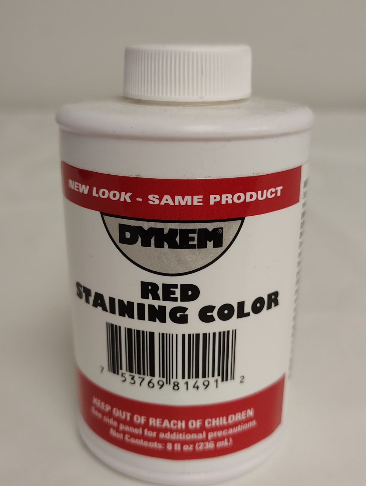 DYKEM 81491 Opaque Staining Color, 8 oz, Red, 753769814912
